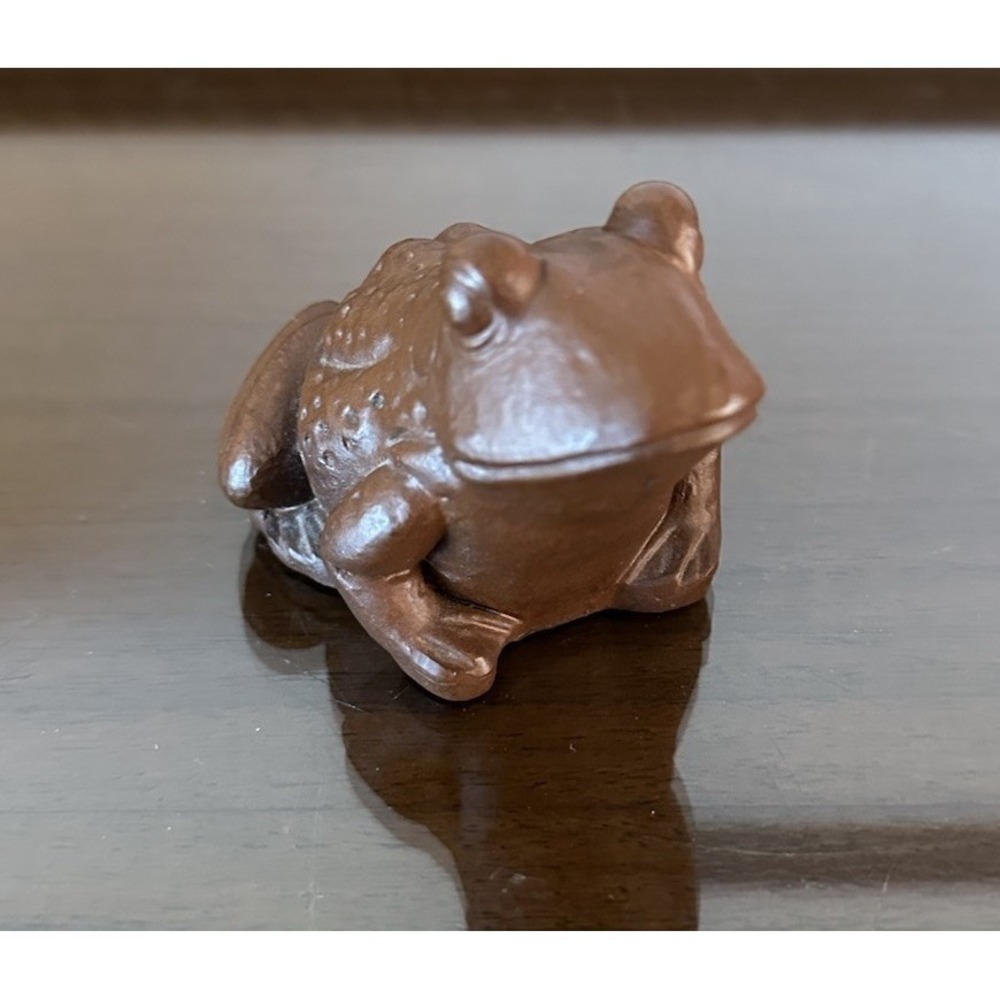Vintage‎ Red Mill Resin Brown 5" Frog